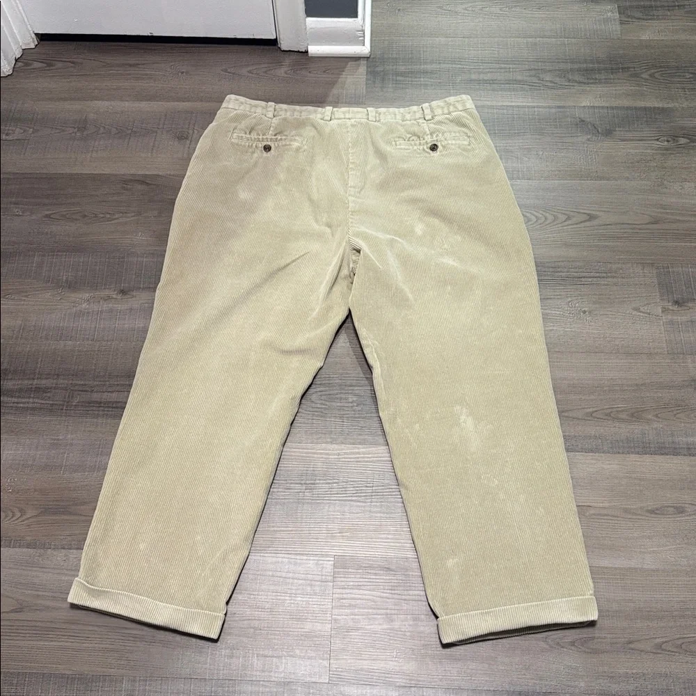 Brooks Brothers Men's Beige Corduroy Pants - Picture 3 of 3